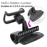 Car Dashboard Cell Phone Holder 1260 Degree Rotatable Phone Number The Car Phone Holder For iPhone 13 Mobile Phone Stand Support