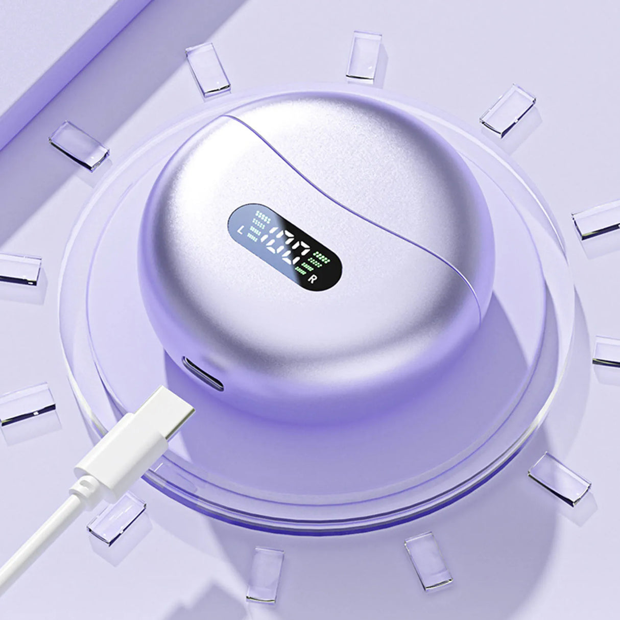 Al Translation Earphone Translator Device Earbuds One Button Control Clear Sound Quality Accurate for Travel Business Learning