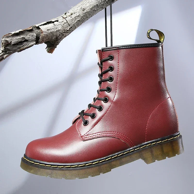 Winter Men Boots Outdoor Leather Ankle Boots Lightweight Couple Casual Boots Designer Women Work Boots Classic Handmade Boots