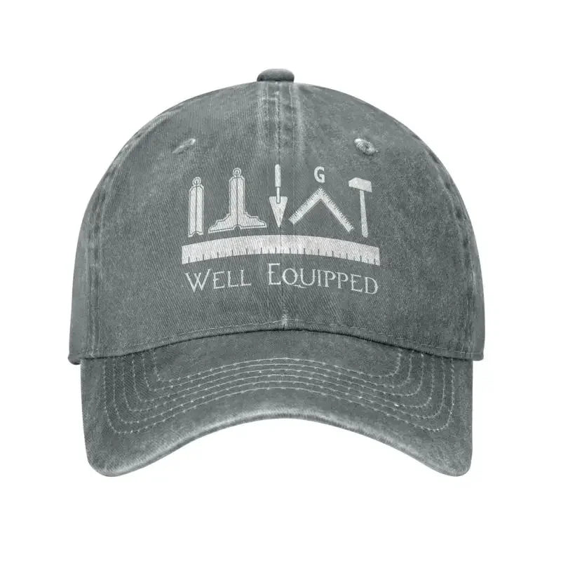 Personalized Cotton Masonic Freemason Baseball Cap for Men Women Breathable Mason Dad Hat Outdoor