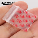 100Pcs Mini Zip lock Bags Cheaper Small Plastic Zipper Bag Plastic Packaging Bags Ziplock Pill Packaging Pouches Ziplock Bag
