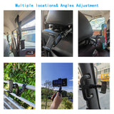 Cell Phone Holder Multi-Function Hands Free Phone Holder For Car Universal Phone Mount Support Car Truck SUV Outdoor Selfie Desk