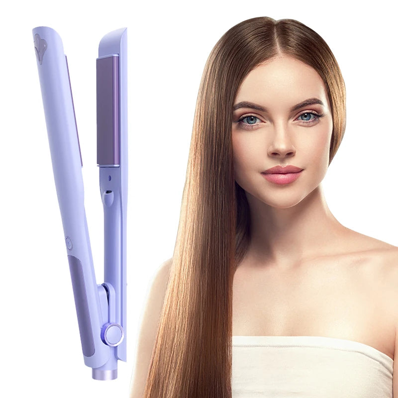 Hair Straightener 4 Adjustable Temperature Settings, 30s Fast Heating, Mini Flat Iron for Smooth, Shiny & Healthy Hair