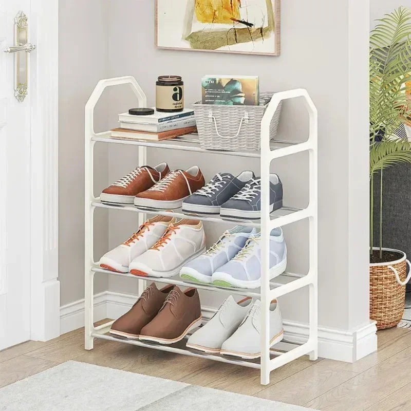 3/4 Shoe Rack Multi Layered And Space Saving Shoe Rack For Simple Household Storage And Storage Three And Four Layer Shoe Racks
