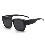 Men Women Polarized Sunglasses Wear Over Myopia Prescription Glasses Vintage Outdoor Travel Night Vision Driving Goggles
