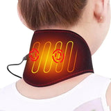 Electric Neck Heating Pad Neck and Shoulder Heating Pad 5 Temperature Modes Adjustable USB Heated Neck Warmer for Neck Relax