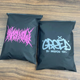 Zipper Lock Bag for Clothing Packaging, Black Zipper Bag, Customized Logo, High Quality, Low MOQ, Wholesale Boutique