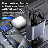 Xiaomi 120w Super Fast Charger Flash Car Car Charger-english Package-super Fast Charger Digital Car Charger Sanxing Iphone