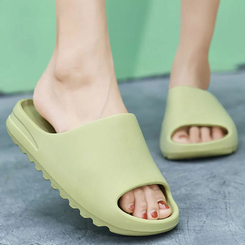 Comwarm Fashion Women Sandals Beach Flat Sandals Trendy brand EVA Sandals Summer 2024 Outdoor Casual House Sandals Bathroom Shoe
