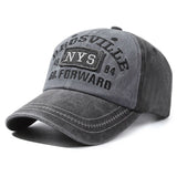 Unisex Washed Cotton Cap Letter Embroidery Baseball Cap For Men Women Streetwear Dad Hats
