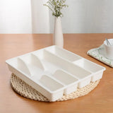 Utensil Organizer Tray Kitchen Gadget Divider Tray Capacity Cutlery Storage Box with Multi for Forks for Organization