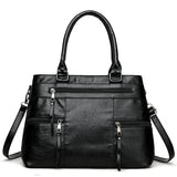 Elegant Handbags For Women High Quality Pu Leather Top-Handle Bags Purse Ladies Shoulder Crossbody Bag Casual Tote bolso purses