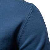 AIOPESON Mens Solid Cotton Crew Neck Knitted Pullover Sweaters Casual Fashion Classic Sweater for Men