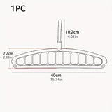 1pc Space Saving Multi-Hole Clothes Hanger For Home, Dorm, And Travel - Foldable Drying Rack For Trousers, Shirts, And Skirts