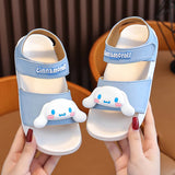Sanrio new girls' sandals Summer outdoor non-slip children's beach shoes