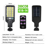 Solar Street Lights Outdoor, Solar Lamp With 3 Light Modes Waterproof Motion Sensor Security Lighting for Garden Patio Path Yard