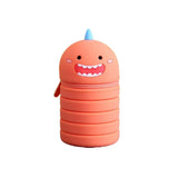 School Supplies 3D Little Dinosaur Pencil Case Kawaii Waterproof Silicone Stationery Box Ins Style Cute Coin Purse School