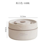Insulated cooking pot, stackable stainless steel bento box, microwaveable stainless steel container, lunch box