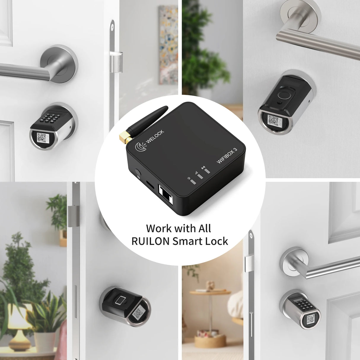 Welock Smart Lock Wifibox For Home Remote Unlocking And Connection With Alexa Wifi Gateway