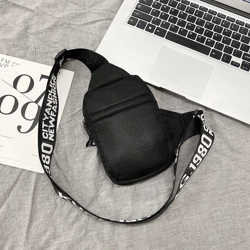 Men's & Women's Shoulder Bag INS Trend Waterproof Small Backpack Mobile Phone Man's Messenger Bag Square Bag Crossbody Bags
