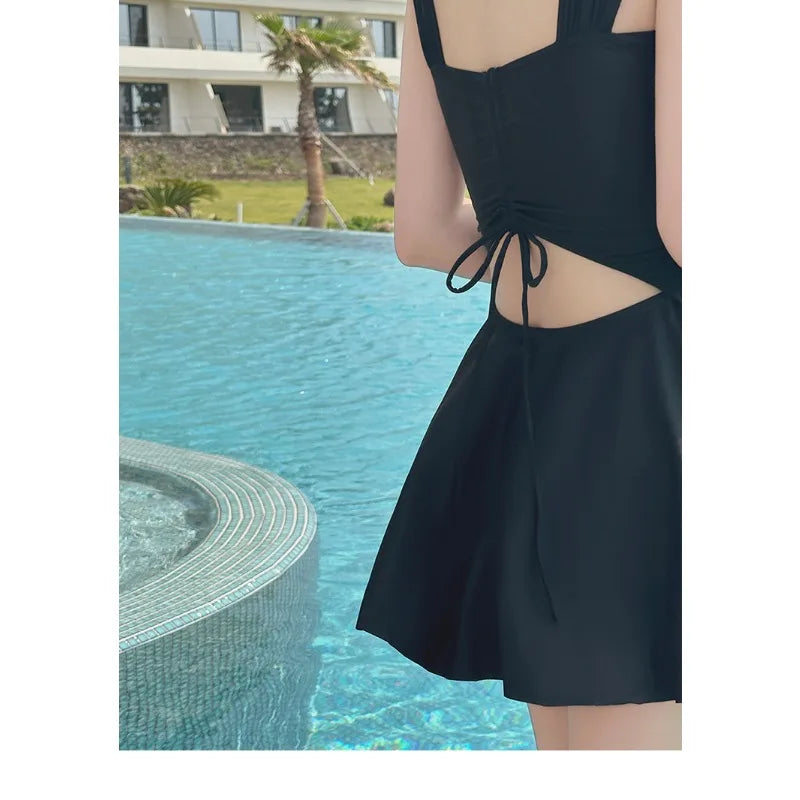 New Swimsuit for Women Conservative Belly-covering and Slimming Girls Soaking in Hot Springs To Prevent Exposure