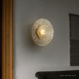 Post-modern Home Decor Living Room Background Wall Lamp Bedroom Bedside Light Fixtures Luxury Glass Corridor Aisle Sconces