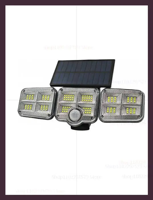 Solar Street Light Outdoor Garden Light Home Waterproof Yard Outdoor Remote Control Super Bright Lighting Sensor Street Lamp