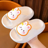 Summer Cute Cartoon Children's Slippers Animals Fruit Pattern Breathable Comfortable Non-slip Soft Home Boys Girls Slippers Kids