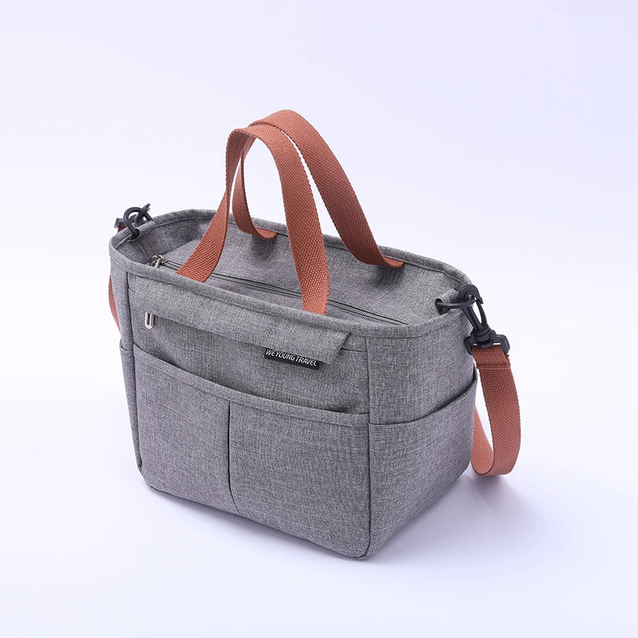Lunch Bag 2023 New Fashion Kid Women Men Thermal Insulation Waterproof Portable Picnic Insulated Food Storage Box Tote Lunch Bag