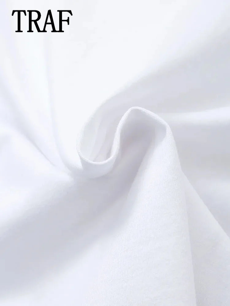 Women T-shirts Tops 2024 New in Cotton Women Summer O-neck Short Sleeve Tee Tops Female T-shirts