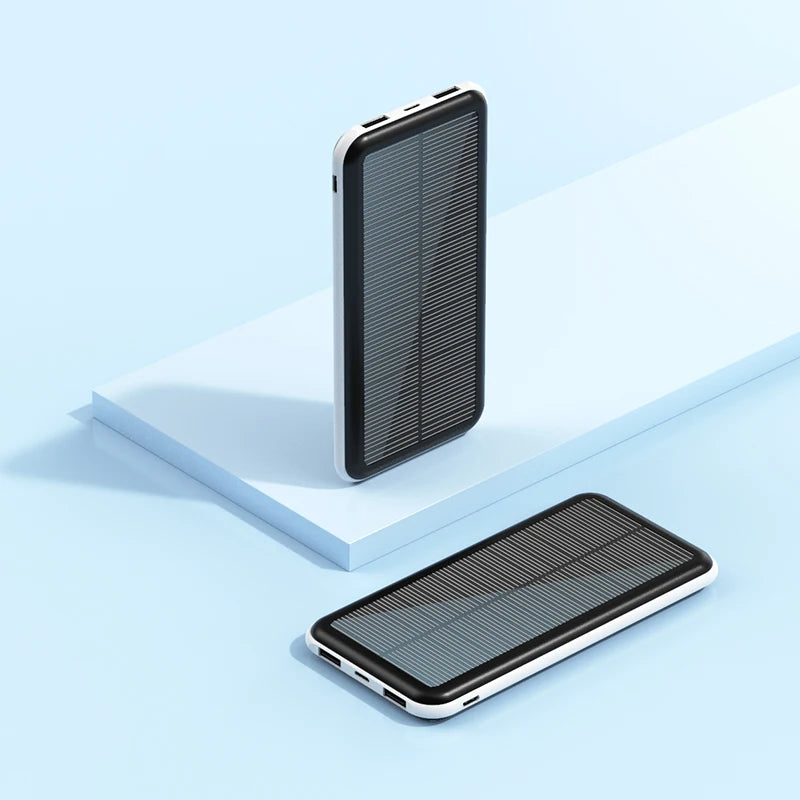 Solar powerbank Spare battery Large Capacity Portable Charge Powerbank 10000 mAh Auxiliary Batteries for Smart Mobile Phone