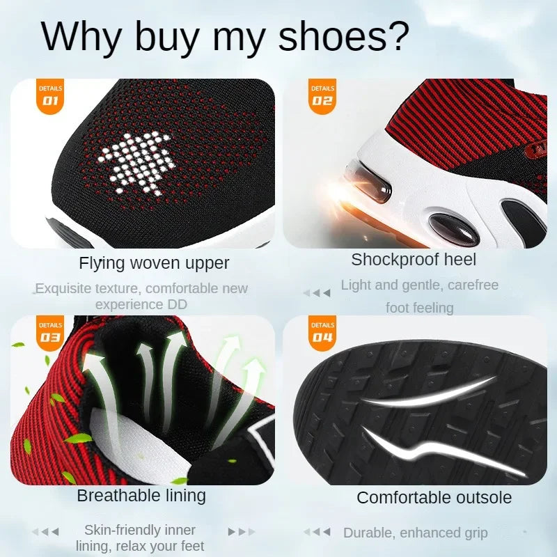 2025 New Men's Running Shoes Korean Breathable Lace Up Sports Shoes Training Anti Slip and Comfortable Men's Running Shoes