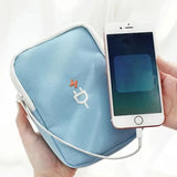 Travel Gadget Organizer Bag Portable digital cable bag Electronics Accessories Storage Carrying Case Pouch for USB power Bank