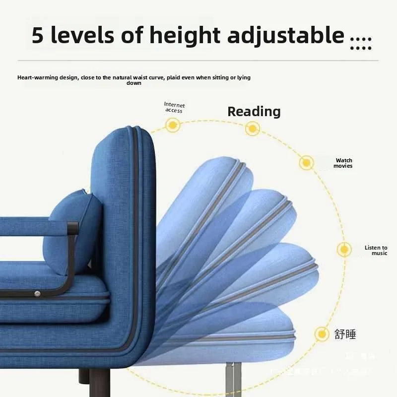 80Cm folding sofa bed, living room dual-purpose single sofa lunch break bed