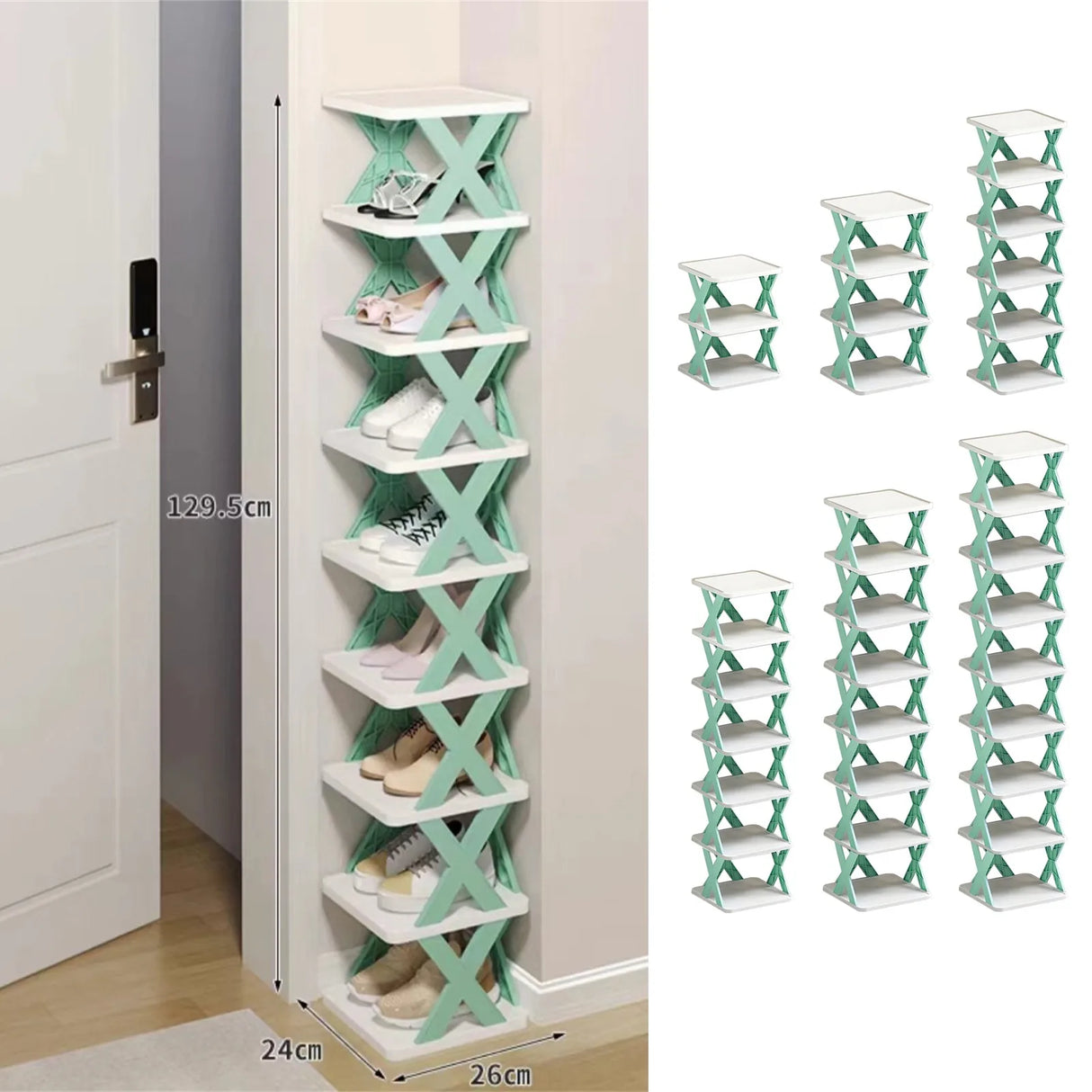 Shoes Racks Storage Organizer Detachable Shoe Racks Saves Family Household Rack Multi Layer Simple Shoes Shelf Color Cabinet