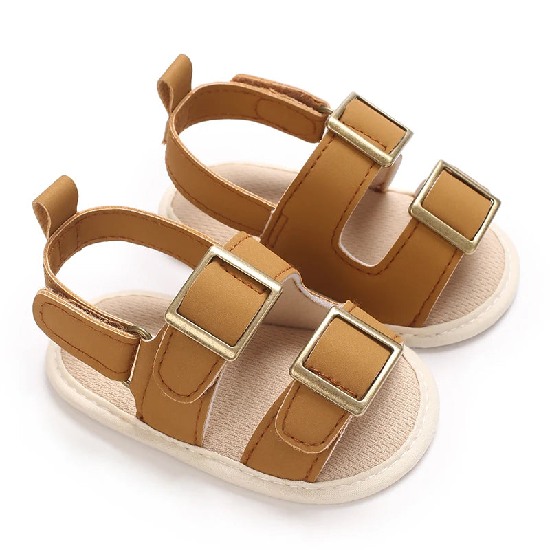 Girls' Sandals 2025 Summer New Mid University Children's Casual Beach Shoes Boys' Soft Bottom Non Slip Versatile Sandals