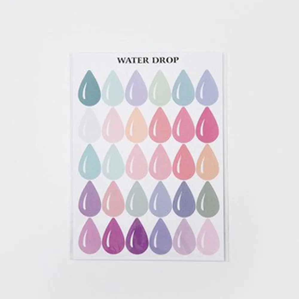 School Supplies Planner Album Self-adhesive Decorative Decals Label Stickers Stationery Stickers Diary Scrapbooking Stickers