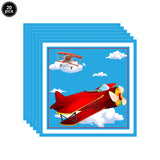 Fighter Plates Airplane Birthday Party Decor Plane Plates Blue Sky Plates Two Fly Paper Plates Napkins Party Supplies for Boys