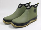 2022 New Men's Pull-on Rain Boots Waterproof Rubber Ankle Boots Outdoor Leisure Fishing Boots Student Rain Boots