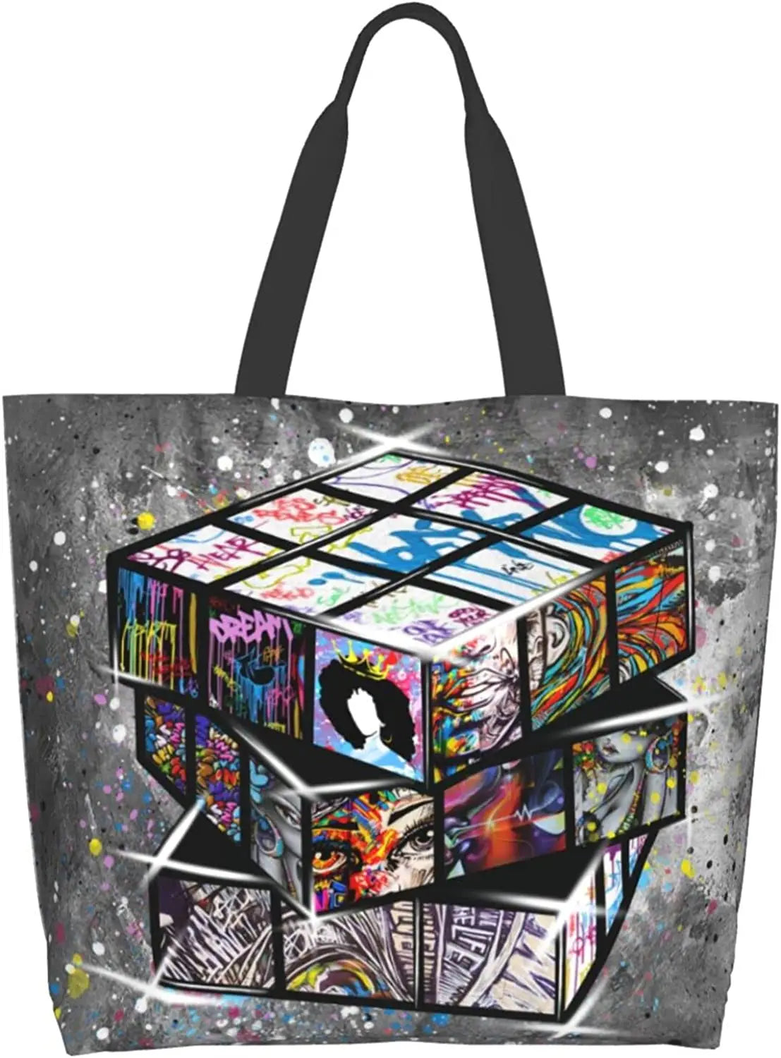 African American Tote Bag Shoulder Handbag Fashion Woman Tote Bag Shoulder Handbag Black Queen Girl Tote Bag Shoulder Handbag