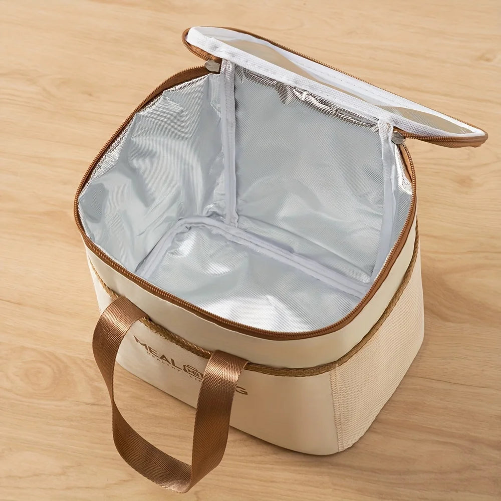 Thermal Insulation Lunch Bag  Food Storage Picnic Bags Tote Portable Cooler Box Bags Bento Handbag