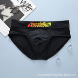 Men's Briefs, Milk Silk, Low Waist, Stretch and Comfortable, Convex Bag