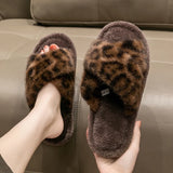 Women's Fuzzy Open-Toe Slippers Spring&Fall- Plush House Slides for Indoor, Cozy Non-Slip Bedroom Shoes for Ladies& Couples