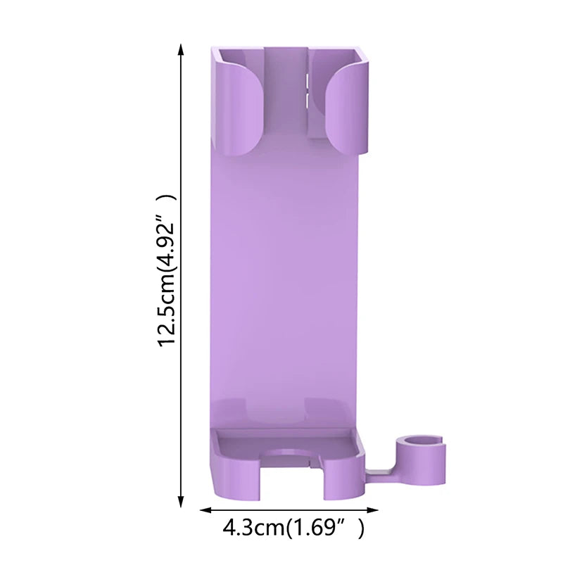 ABS Storage Rack Hair Curler Bracket Useful Space Saving Hair Curler Holder Hair Dryer Organizer For Bathroom Home Accessories