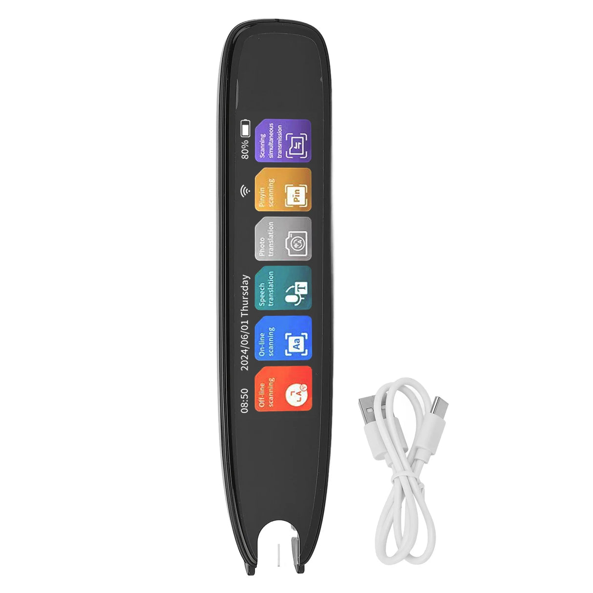 Digital Reader Pen Scan Reader Pen Language Translator Online 142 Languages Digital Smart Voice WiFi Scanning Translation Device