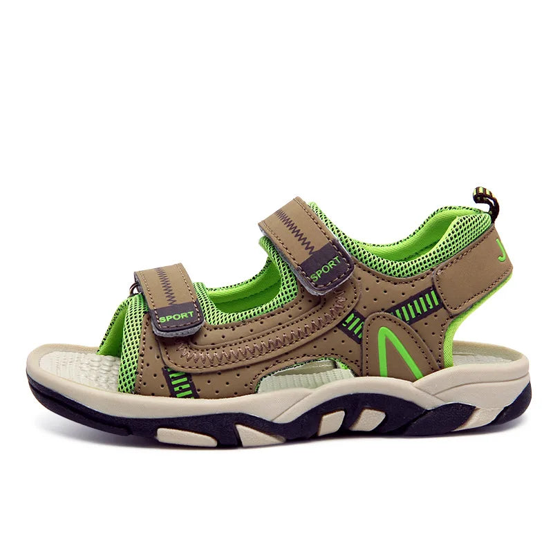 2019 Summer Kids Shoes Brand Closed Toe Toddler Boys Sandals Orthopedic Sport PU Leather Baby Boys Sandals Shoes