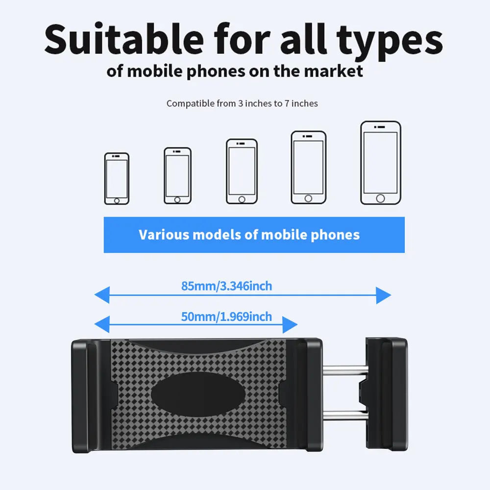 Cell Phone Holder Multi-Function Hands Free Phone Holder For Car Universal Phone Mount Support Car Truck SUV Outdoor Selfie Desk
