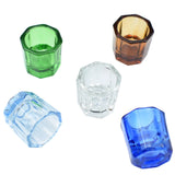 Dentistry Mixing Bowls Glass Dish Household Octagonal Cups for Dental Lab Powder Holder Container Tool
