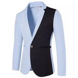 Blazers Masculino Homme Slim Fit for Men, 2025 Stylish Casual Solid Blazer, Business Wedding Party Outwear Coat Suit Top Regular