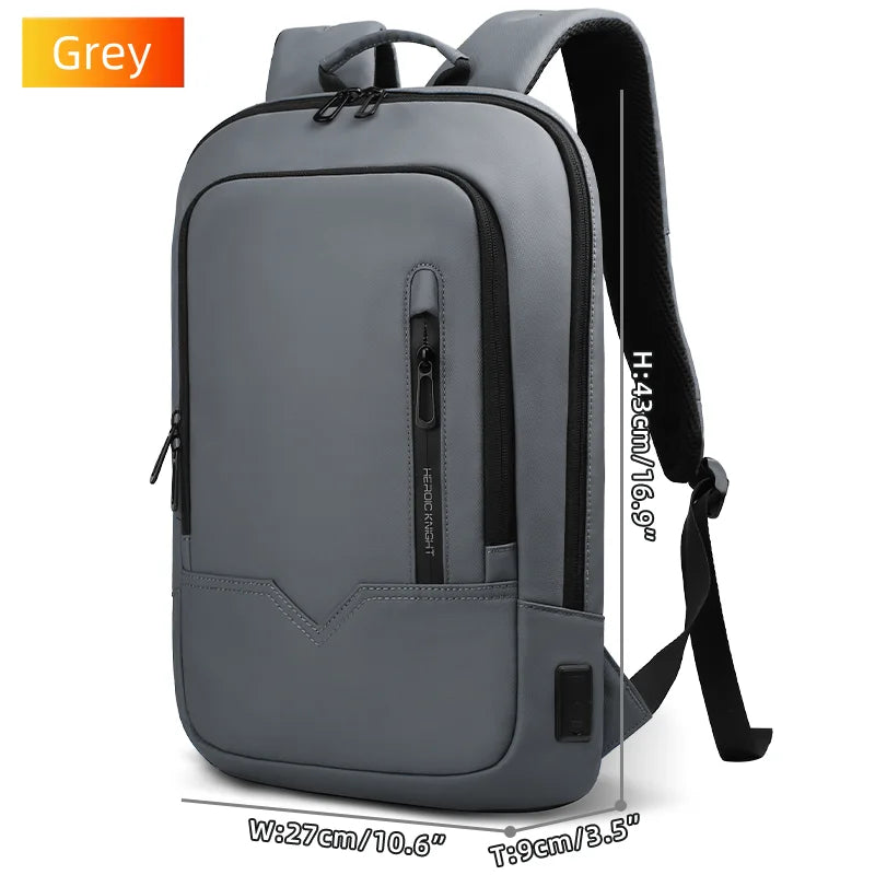 Heroic Knight Men Multifunctional Backpack Waterproof Laptop Backpack Men Business Laptop Bag Travel College Bag for Office Work
